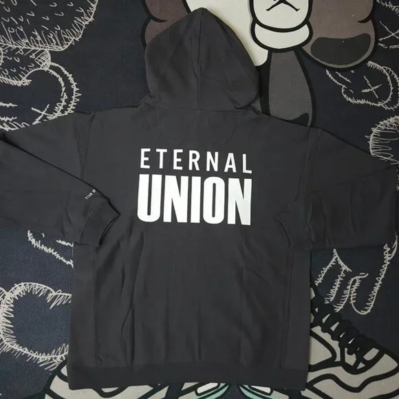 Fear of God Dark Grey Printed Hoodie - Picture 2 of 9